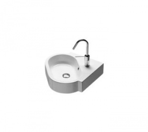 Area 47x47 washbasin left (Y0WH)