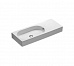 Area 90x35 washbasin without holes (Y0UE)
