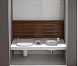 G-FULL 120x50 wc left wood Iroko cover (YXFX)